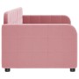 Sofá cama terciopelo rosa 80x200 cm de vidaXL, Camas y somieres - Ref: Foro24-354054, Precio: 212,46 €, Descuento: %