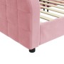 Sofá cama terciopelo rosa 80x200 cm de vidaXL, Camas y somieres - Ref: Foro24-354054, Precio: 212,46 €, Descuento: %