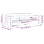 Sofá cama terciopelo rosa 80x200 cm de vidaXL, Camas y somieres - Ref: Foro24-354054, Precio: 212,46 €, Descuento: %