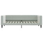 Sofá cama terciopelo gris claro 80x200 cm de vidaXL, Camas y somieres - Ref: Foro24-354001, Precio: 210,90 €, Descuento: %