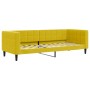 Yellow velvet sofa bed 80x200 cm by vidaXL, Beds and slatted bases - Ref: Foro24-354006, Price: 208,65 €, Discount: %