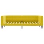 Sofá cama terciopelo amarillo 80x200 cm de vidaXL, Camas y somieres - Ref: Foro24-354006, Precio: 208,65 €, Descuento: %