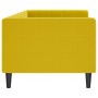 Yellow velvet sofa bed 80x200 cm by vidaXL, Beds and slatted bases - Ref: Foro24-354006, Price: 208,65 €, Discount: %