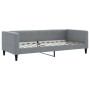 Light gray fabric sofa bed 90x200 cm by vidaXL, Beds and slatted bases - Ref: Foro24-353983, Price: 218,54 €, Discount: %