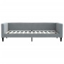 Light gray fabric sofa bed 90x200 cm by vidaXL, Beds and slatted bases - Ref: Foro24-353983, Price: 218,54 €, Discount: %