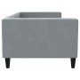 Sofá cama tela gris claro 90x200 cm de vidaXL, Camas y somieres - Ref: Foro24-353983, Precio: 218,54 €, Descuento: %