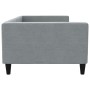 Light gray fabric sofa bed 100x200 cm by vidaXL, Beds and slatted bases - Ref: Foro24-353988, Price: 221,78 €, Discount: %