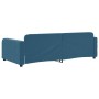 Blue velvet sofa bed 90x200 cm by vidaXL, Beds and slatted bases - Ref: Foro24-354057, Price: 230,99 €, Discount: %