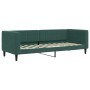 Sofá cama terciopelo verde oscuro 80x200 cm de vidaXL, Camas y somieres - Ref: Foro24-354003, Precio: 208,48 €, Descuento: %