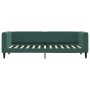 Sofá cama terciopelo verde oscuro 80x200 cm de vidaXL, Camas y somieres - Ref: Foro24-354003, Precio: 208,48 €, Descuento: %