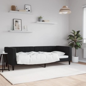 Schlafsofa aus schwarzem Samt, 80 x 200 cm von vidaXL, Betten und Lattenroste - Ref: Foro24-354005, Preis: 208,99 €, Rabatt: %