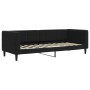 Black velvet sofa bed 80x200 cm by vidaXL, Beds and slatted bases - Ref: Foro24-354005, Price: 208,48 €, Discount: %