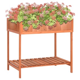 Jardinera huerto madera maciza de abeto 80x60x80 cm de vidaXL, Maceteros y jardineras - Ref: Foro24-170882, Precio: 75,99 €, ...