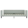 Sofá cama terciopelo gris claro 90x190 cm de vidaXL, Camas y somieres - Ref: Foro24-354021, Precio: 211,81 €, Descuento: %