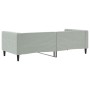 Sofá cama terciopelo gris claro 90x190 cm de vidaXL, Camas y somieres - Ref: Foro24-354021, Precio: 211,81 €, Descuento: %