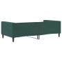 Sofá cama terciopelo verde oscuro 100x200 cm de vidaXL, Camas y somieres - Ref: Foro24-354017, Precio: 231,16 €, Descuento: %