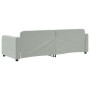 Sofá cama terciopelo gris claro 80x200 cm de vidaXL, Camas y somieres - Ref: Foro24-354051, Precio: 215,02 €, Descuento: %