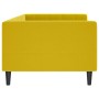 Sofá cama terciopelo amarillo 90x200 cm de vidaXL, Camas y somieres - Ref: Foro24-354013, Precio: 215,27 €, Descuento: %