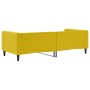 Sofá cama terciopelo amarillo 90x200 cm de vidaXL, Camas y somieres - Ref: Foro24-354013, Precio: 215,27 €, Descuento: %