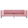 Pink velvet sofa bed 100x200 cm by vidaXL, Beds and slatted bases - Ref: Foro24-354018, Price: 221,99 €, Discount: %