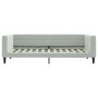 Sofá cama terciopelo gris claro 100x200 cm de vidaXL, Camas y somieres - Ref: Foro24-354015, Precio: 258,31 €, Descuento: %