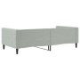 Hellgraues Samtschlafsofa 100x200 cm von vidaXL, Betten und Lattenroste - Ref: Foro24-354015, Preis: 258,31 €, Rabatt: %