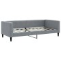 Sofá cama tela gris claro 90x190 cm de vidaXL, Camas y somieres - Ref: Foro24-353993, Precio: 210,66 €, Descuento: %