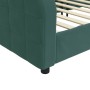 Dark green velvet sofa bed 90x200 cm by vidaXL, Beds and slatted bases - Ref: Foro24-354060, Price: 216,99 €, Discount: %