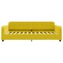 Yellow velvet sofa bed 100x200 cm by vidaXL, Beds and slatted bases - Ref: Foro24-354070, Price: 220,99 €, Discount: %