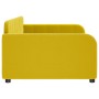 Yellow velvet sofa bed 100x200 cm by vidaXL, Beds and slatted bases - Ref: Foro24-354070, Price: 220,99 €, Discount: %