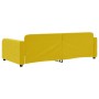 Yellow velvet sofa bed 100x200 cm by vidaXL, Beds and slatted bases - Ref: Foro24-354070, Price: 220,99 €, Discount: %