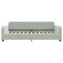 Light gray velvet sofa bed 90x200 cm by vidaXL, Beds and slatted bases - Ref: Foro24-354058, Price: 218,89 €, Discount: %