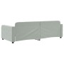 Light gray velvet sofa bed 90x200 cm by vidaXL, Beds and slatted bases - Ref: Foro24-354058, Price: 218,89 €, Discount: %