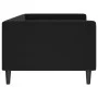 Black velvet sofa bed 90x190 cm by vidaXL, Beds and slatted bases - Ref: Foro24-354023, Price: 180,70 €, Discount: %