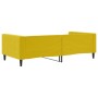 Sofá cama terciopelo amarillo 100x200 cm de vidaXL, Camas y somieres - Ref: Foro24-354020, Precio: 223,43 €, Descuento: %