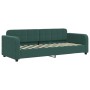 Sofá cama terciopelo verde oscuro 80x200 cm de vidaXL, Camas y somieres - Ref: Foro24-354053, Precio: 212,46 €, Descuento: %