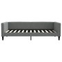 Dark gray fabric sofa bed 100x200 cm by vidaXL, Beds and slatted bases - Ref: Foro24-353989, Price: 222,56 €, Discount: %