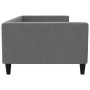 Dark gray fabric sofa bed 100x200 cm by vidaXL, Beds and slatted bases - Ref: Foro24-353989, Price: 222,56 €, Discount: %