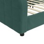 Sofá cama terciopelo verde oscuro 80x200 cm de vidaXL, Camas y somieres - Ref: Foro24-354053, Precio: 212,46 €, Descuento: %