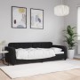 Sofá cama terciopelo negro 80x200 cm de vidaXL, Camas y somieres - Ref: Foro24-354055, Precio: 212,46 €, Descuento: %