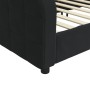 Sofá cama terciopelo negro 80x200 cm de vidaXL, Camas y somieres - Ref: Foro24-354055, Precio: 212,46 €, Descuento: %