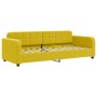 Yellow velvet sofa bed 80x200 cm by vidaXL, Beds and slatted bases - Ref: Foro24-354056, Price: 209,50 €, Discount: %