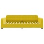 Yellow velvet sofa bed 80x200 cm by vidaXL, Beds and slatted bases - Ref: Foro24-354056, Price: 209,50 €, Discount: %