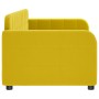 Sofá cama terciopelo amarillo 80x200 cm de vidaXL, Camas y somieres - Ref: Foro24-354056, Precio: 209,50 €, Descuento: %