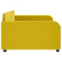 Yellow velvet sofa bed 90x200 cm by vidaXL, Beds and slatted bases - Ref: Foro24-354063, Price: 231,27 €, Discount: %