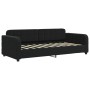 Black velvet sofa bed 90x190 cm by vidaXL, Beds and slatted bases - Ref: Foro24-354073, Price: 208,92 €, Discount: %