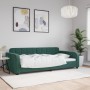 Sofá cama terciopelo verde oscuro 100x200 cm de vidaXL, Camas y somieres - Ref: Foro24-354067, Precio: 226,52 €, Descuento: %