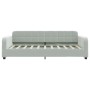 Sofá cama terciopelo gris claro 90x190 cm de vidaXL, Camas y somieres - Ref: Foro24-354071, Precio: 210,56 €, Descuento: %