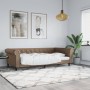 Cappuccino synthetic leather sofa bed 100x200 cm by vidaXL, Beds and slatted bases - Ref: Foro24-354233, Price: 256,82 €, Dis...