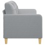 3-Sitzer-Sofa aus hellgrauem Stoff, 180 cm von vidaXL, Sofas - Ref: Foro24-359099, Preis: 301,16 €, Rabatt: %